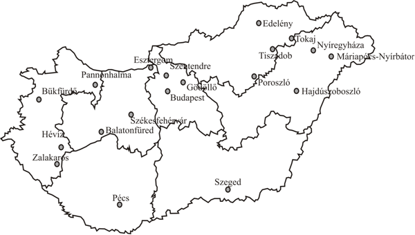 magyarország térkép poroszló Magyarország idegenforgalmi régiói magyarország térkép poroszló