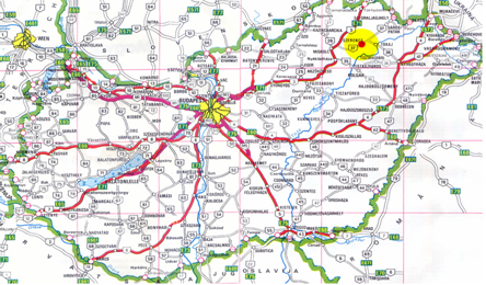 közúti térkép magyarország Turizmus és közlekedés közúti térkép magyarország